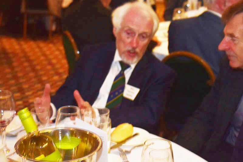 Photograph of Mike Hayman (1959/66) at Reunion Dinner 2017