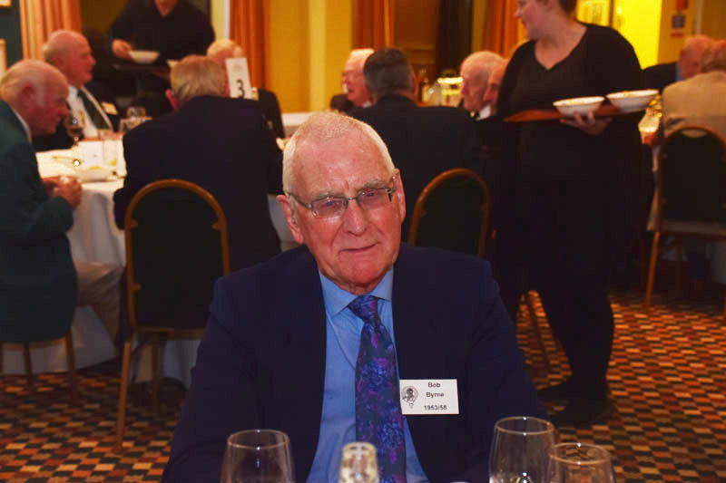 Photograph of Bob Byrne (1953/58) at Reunion Dinner 2017