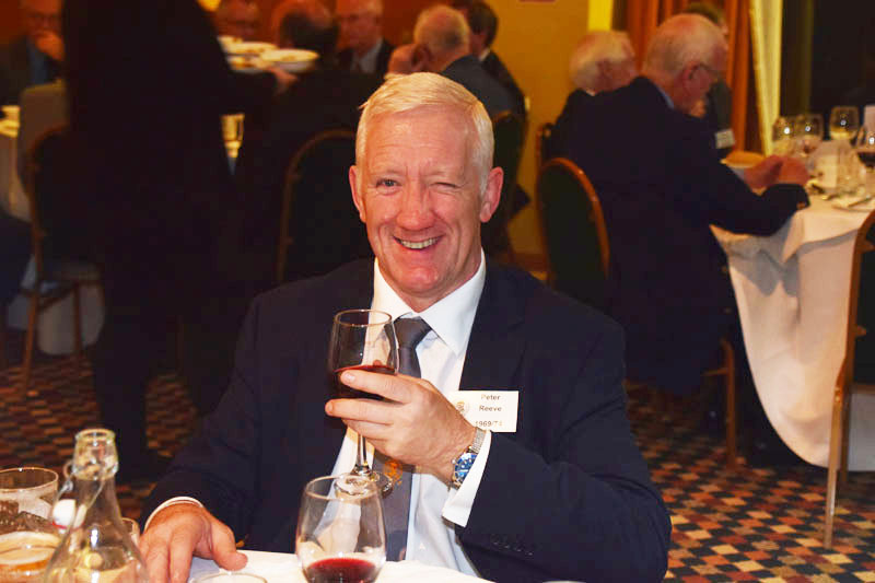 Photograph of Peter Reeve (1969/74) at Reunion Dinner 2017