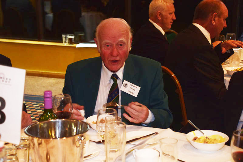 Photograph of Howard Finney (1948/53) at Reunion Dinner 2017