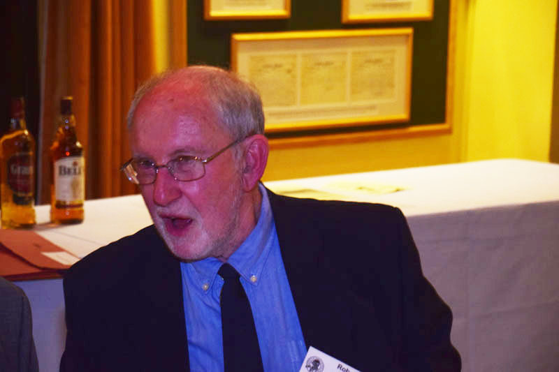 Photograph of Rob Wood (1954/60) at Reunion Dinner 2017