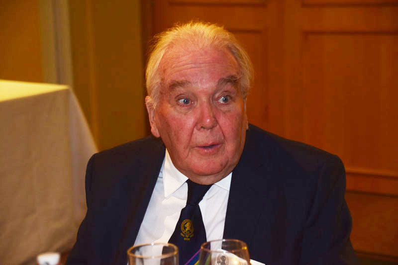 Photograph of Frank Wylie (1946/51) at Reunion Dinner 2017