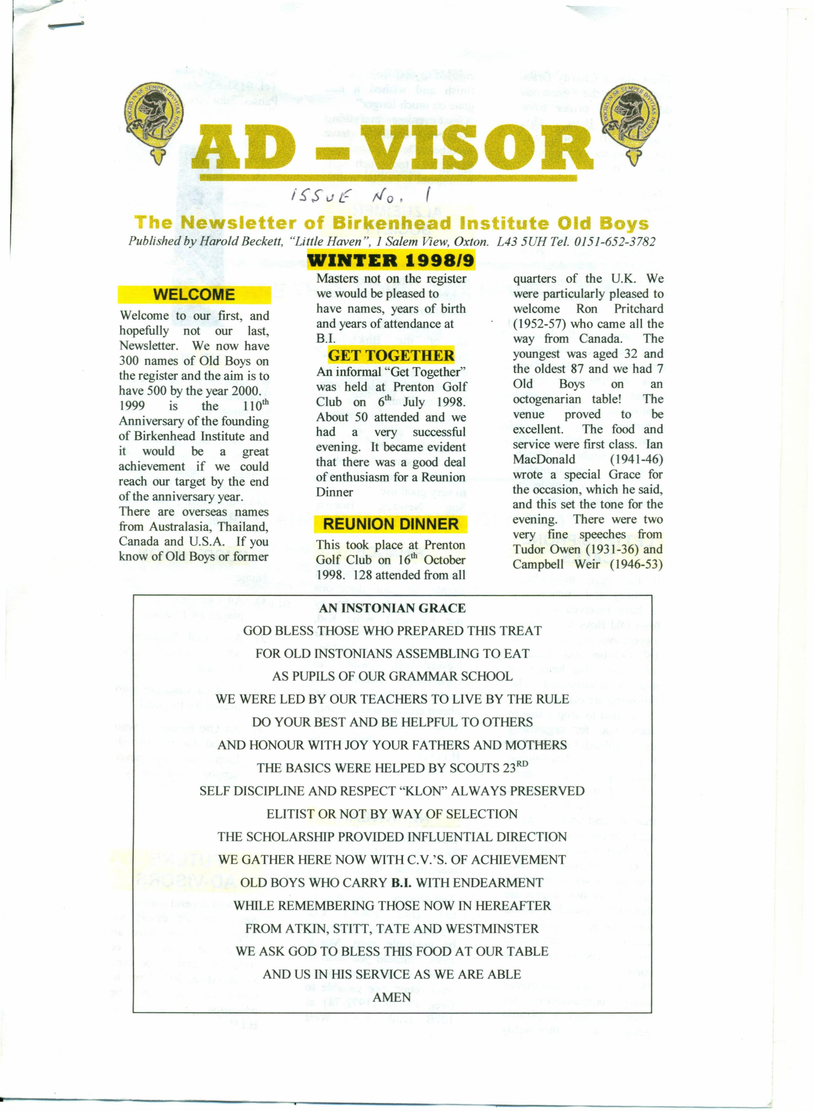Ad-Visor Winter 1998/99