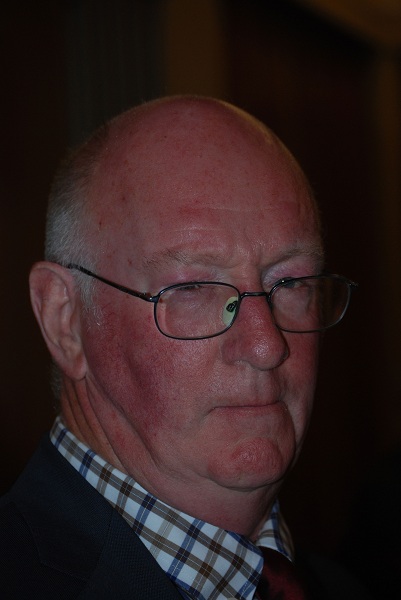 Photograph of Mike McNulty (1958/65) at Reunion Dinner 2011