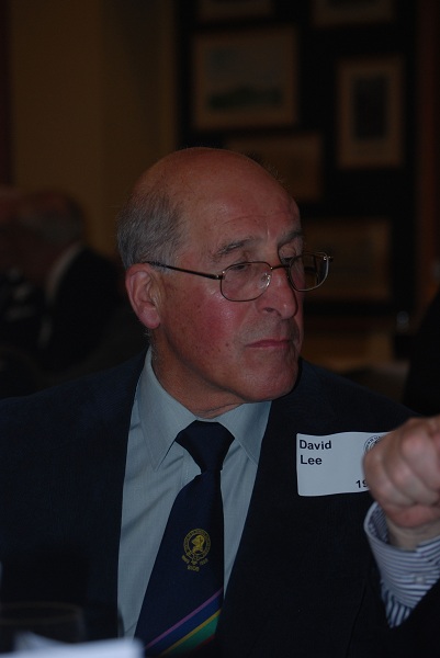 Photograph of Dave Lee (1952/56) at Reunion Dinner 2011