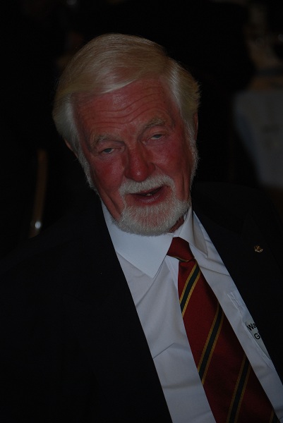 Photograph of Walter Girven (1950/56) at Reunion Dinner 2011
