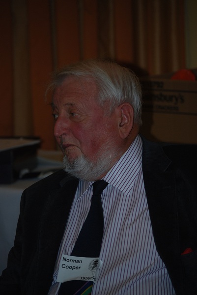 Photograph of Norman Cooper (1950/56) at Reunion Dinner 2011