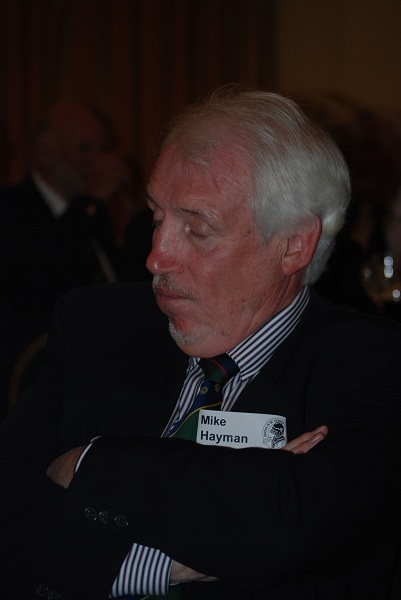 Photograph of Mike Hayman (1959/66) at Reunion Dinner 2011