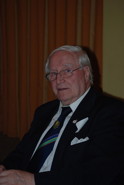 Photograph of Harry Burkett (1942/48) at Reunion Dinner 2011