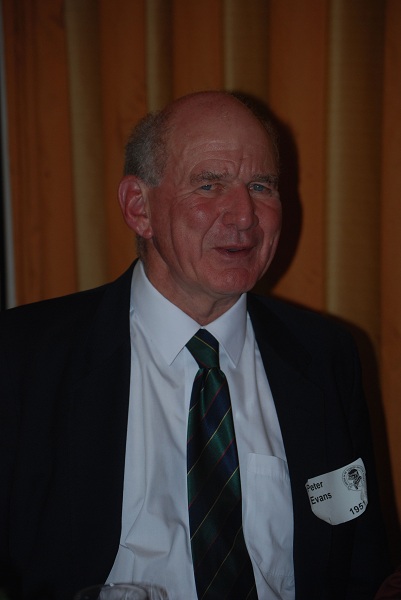 Photograph of Peter Evans (1951/59) at Reunion Dinner 2011