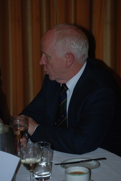 Photograph of Denis Welch (1962/69) at Reunion Dinner 2011