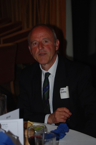 Photograph of Cliff Griffiths (1963/70) at Reunion Dinner 2011