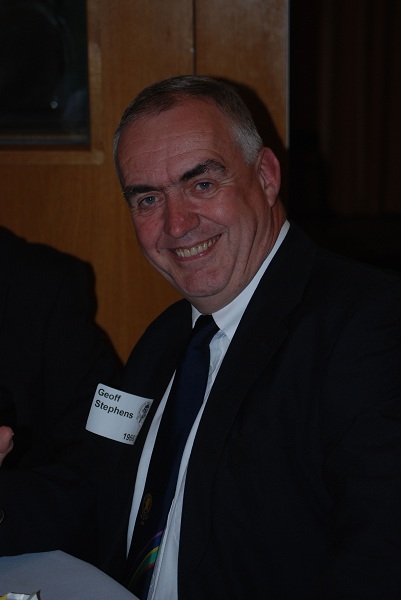 Photograph of Geoff Stephens (1966/70) at Reunion Dinner 2011