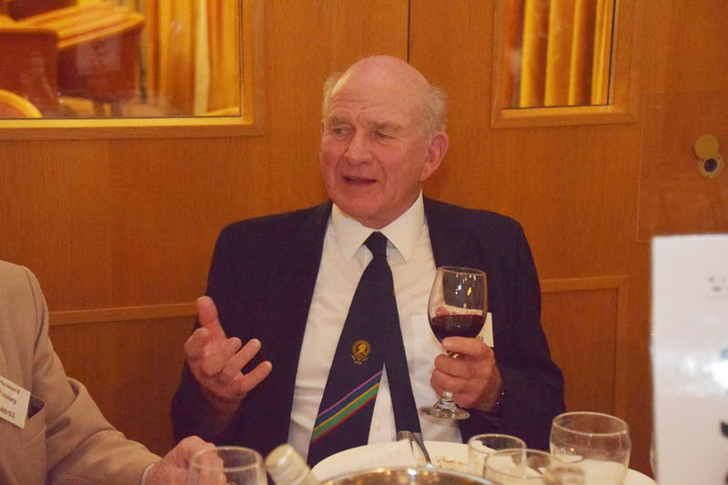 Photograph of Peter Evans (1951/59) at Reunion Dinner 2016