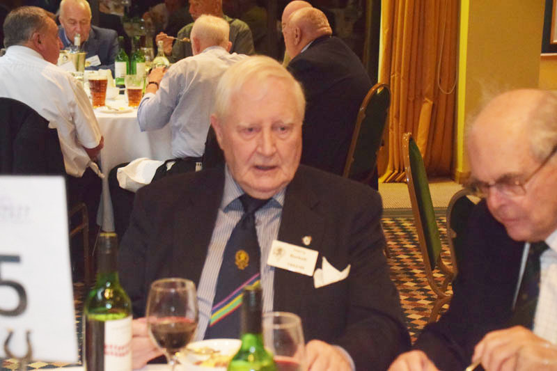 Photograph of Harry Burkett (1942/48) at Reunion Dinner 2016