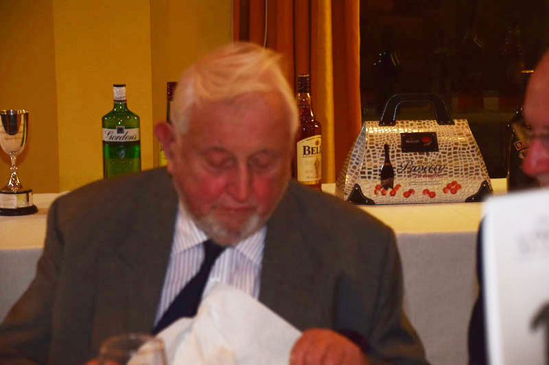 Photograph of Norman Cooper (1950/56) at Reunion Dinner 2017
