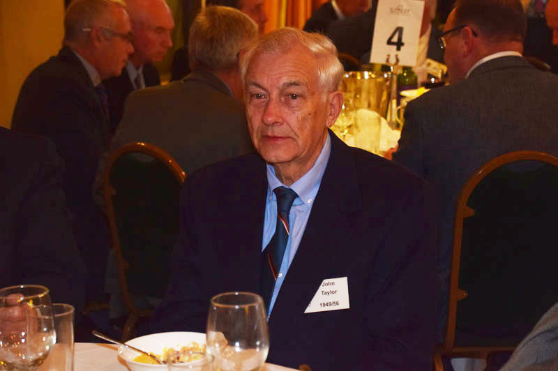 Photograph of John Taylor (1949/56) at Reunion Dinner 2017