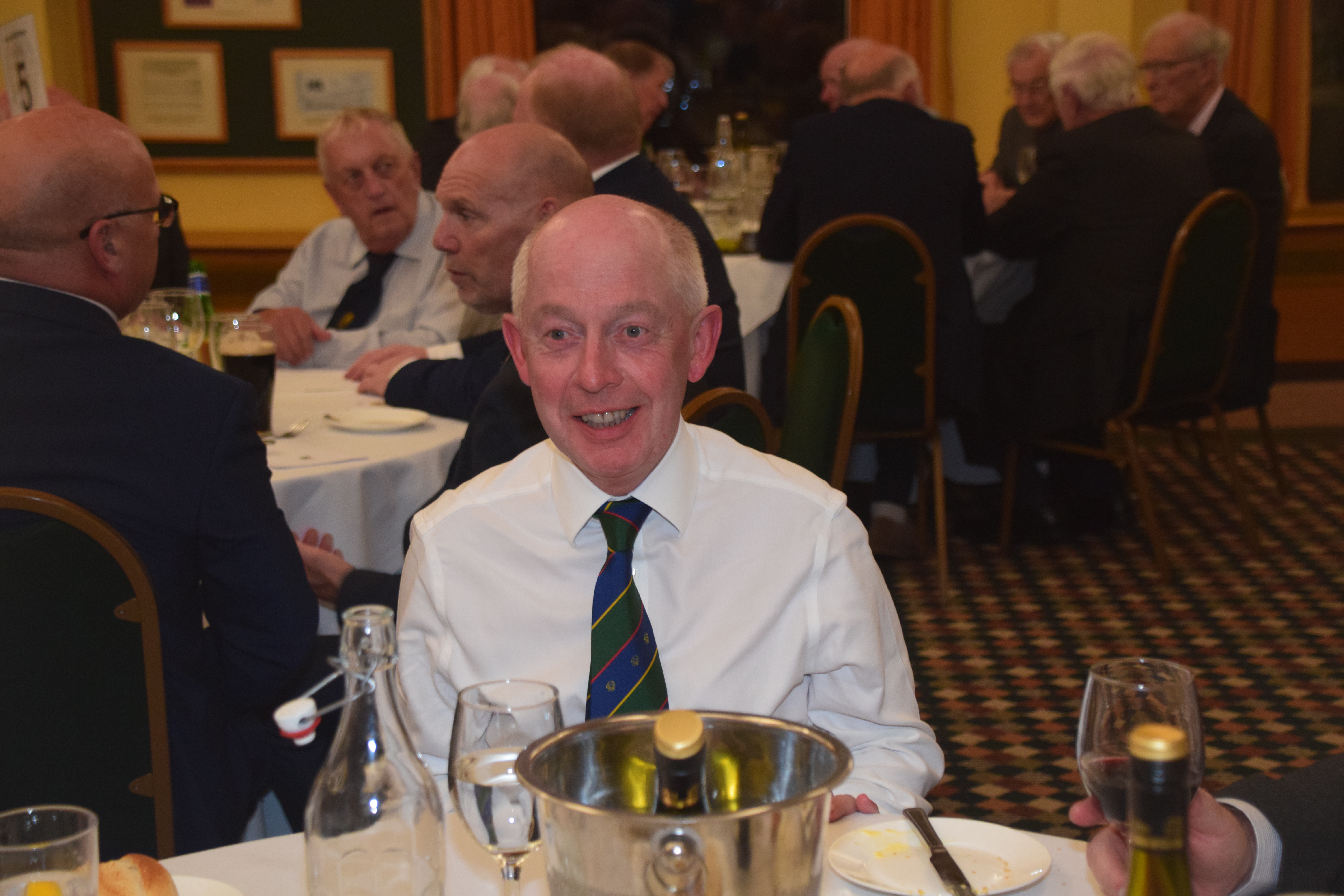 Photograph of Tony McDonnell (1972/78) at Reunion Dinner 2019