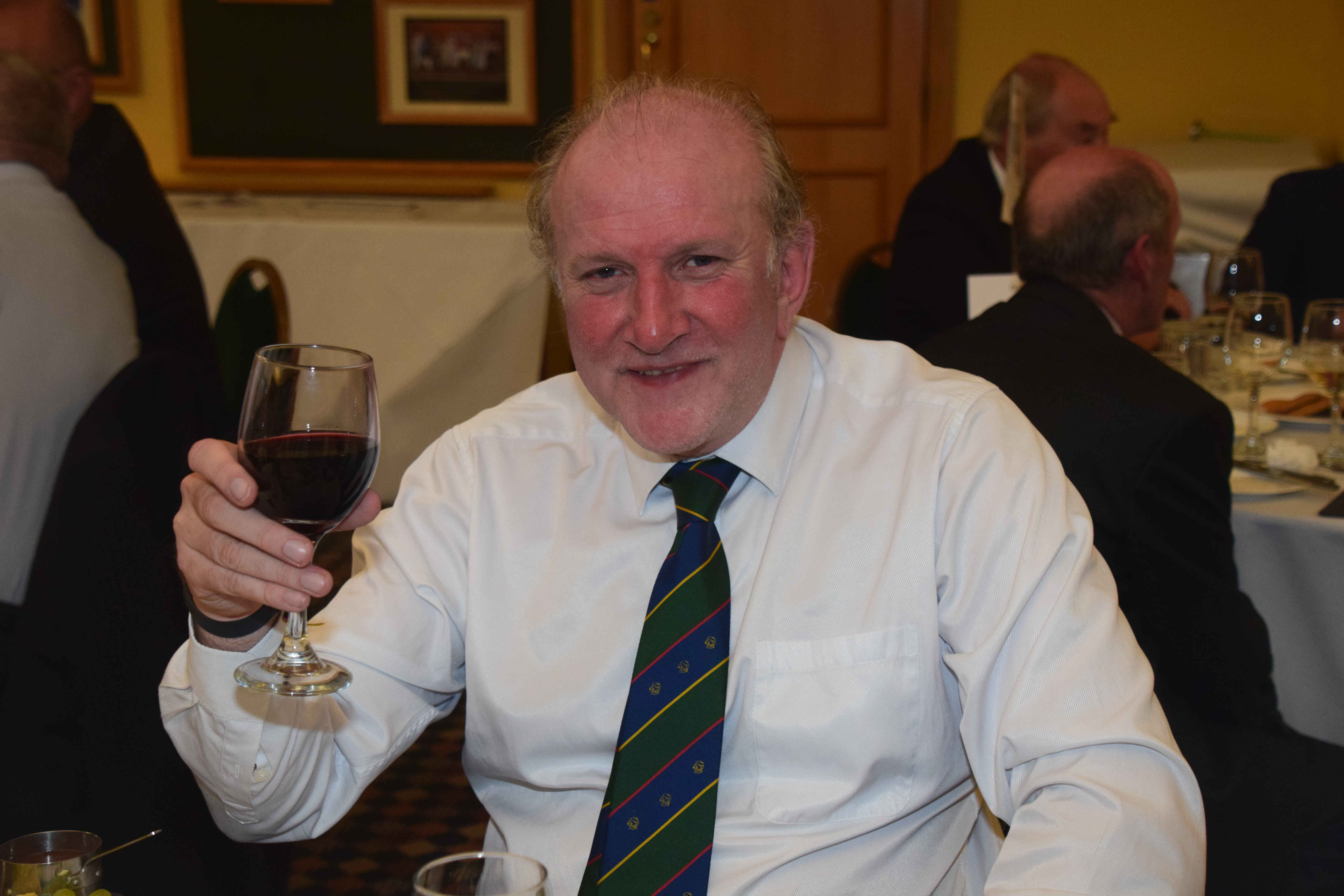 Photograph of Keith Thompson (1972/78) at Reunion Dinner 2019