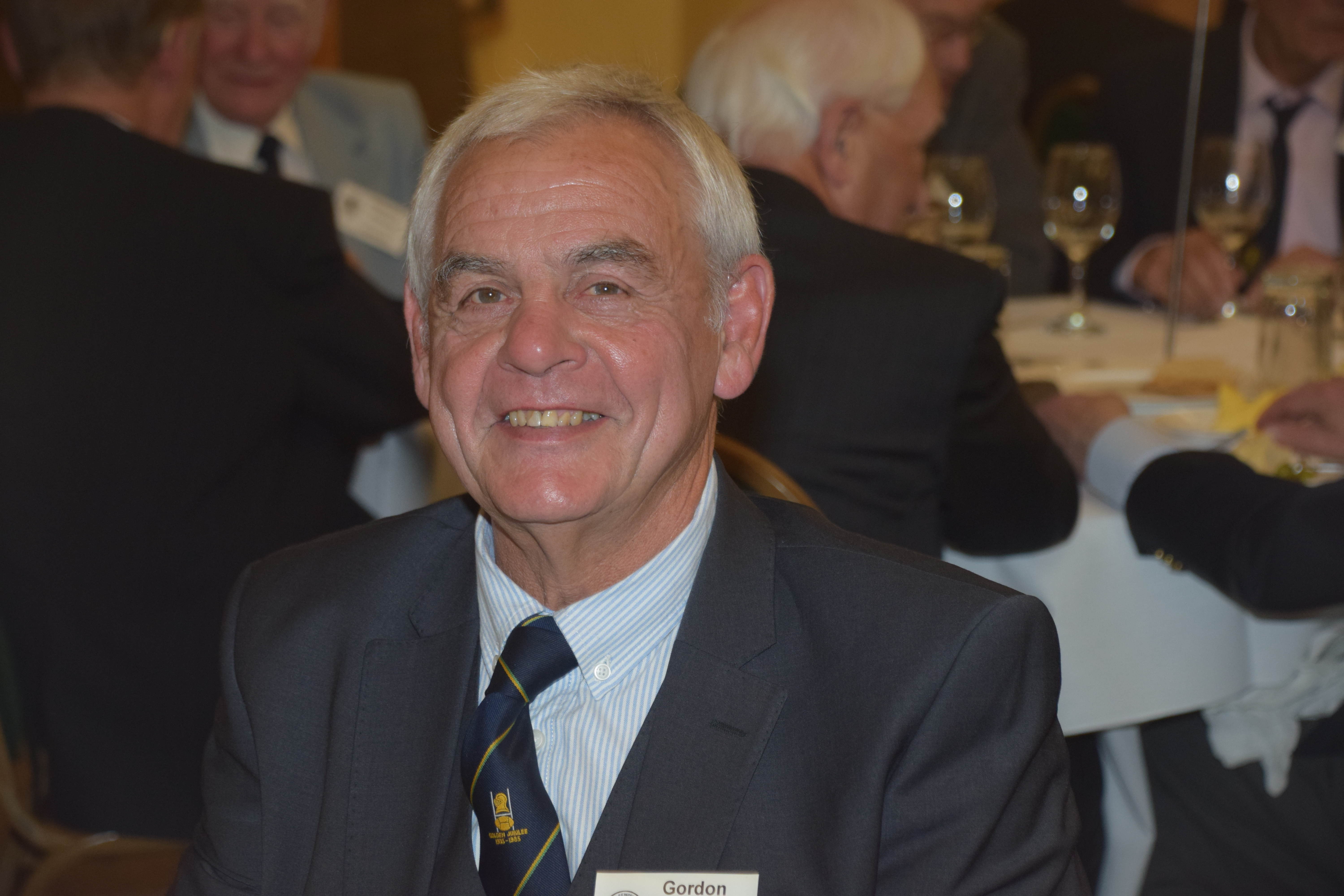 Photograph of Gordon Knapman (Old Instonians RUFC) at Reunion Dinner 2019