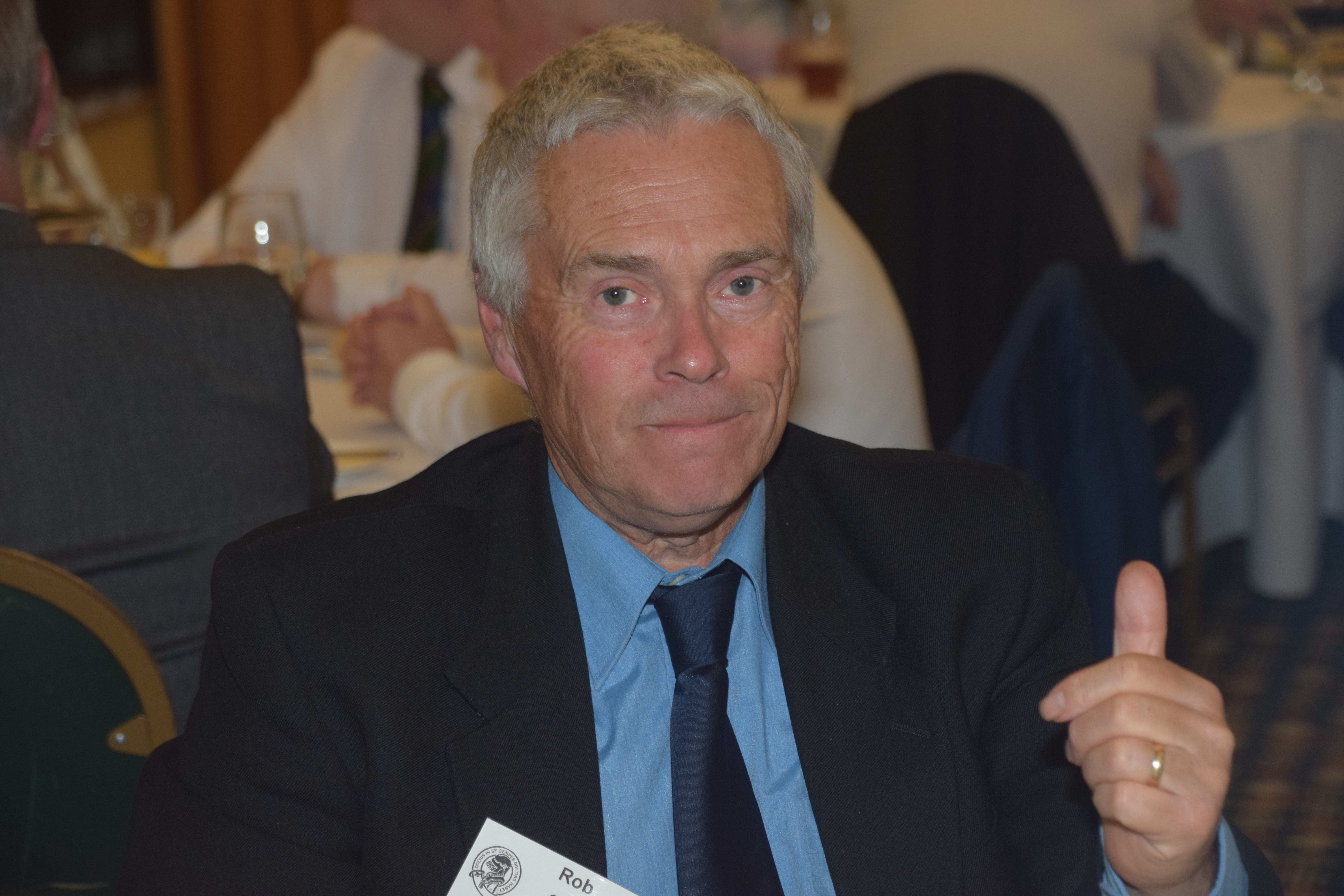 Photograph of Rob Shaw (1970/77) at Reunion Dinner 2019