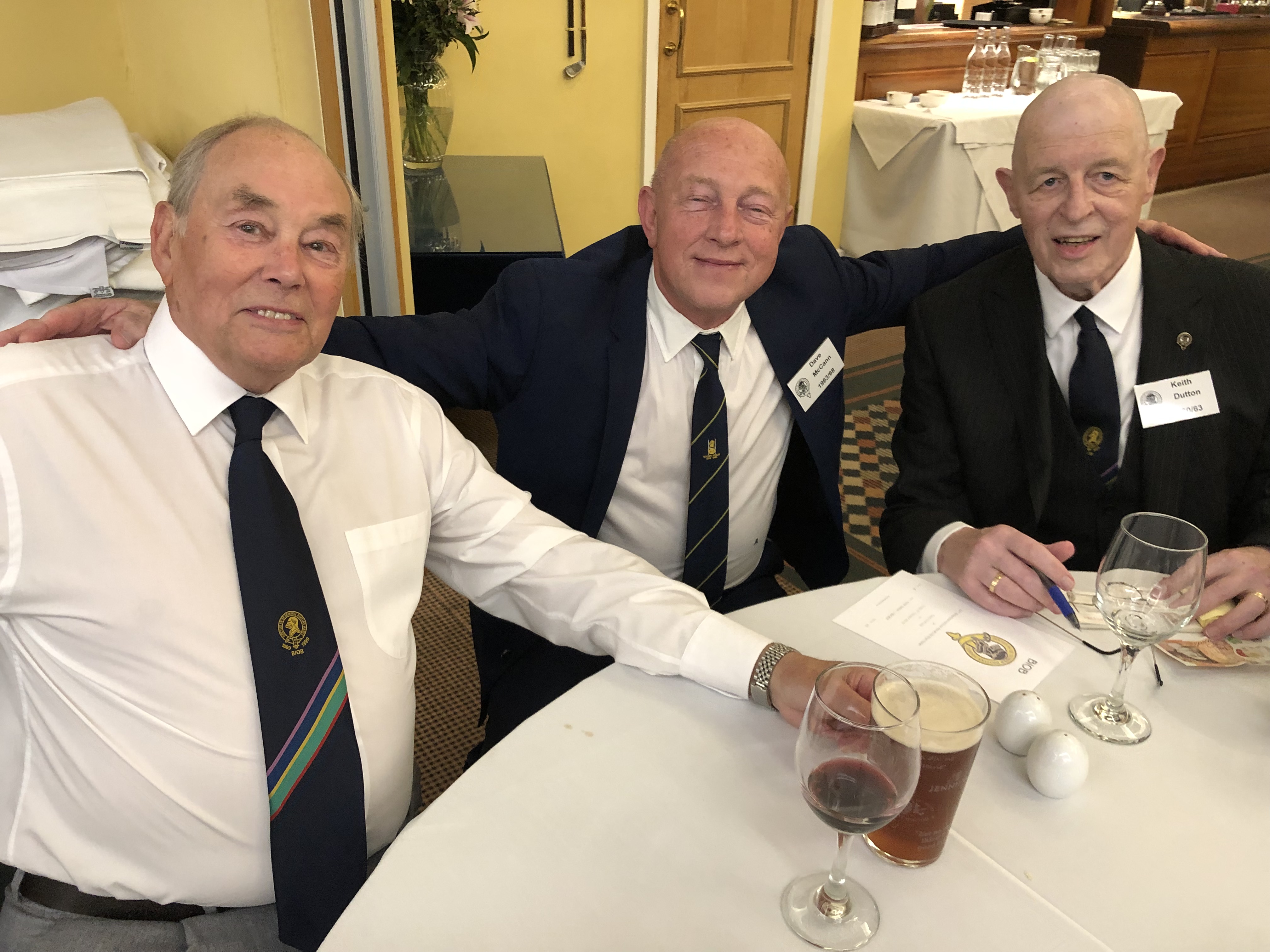 Photograph of Keith Dutton (1960/63) at Reunion Dinner 2019