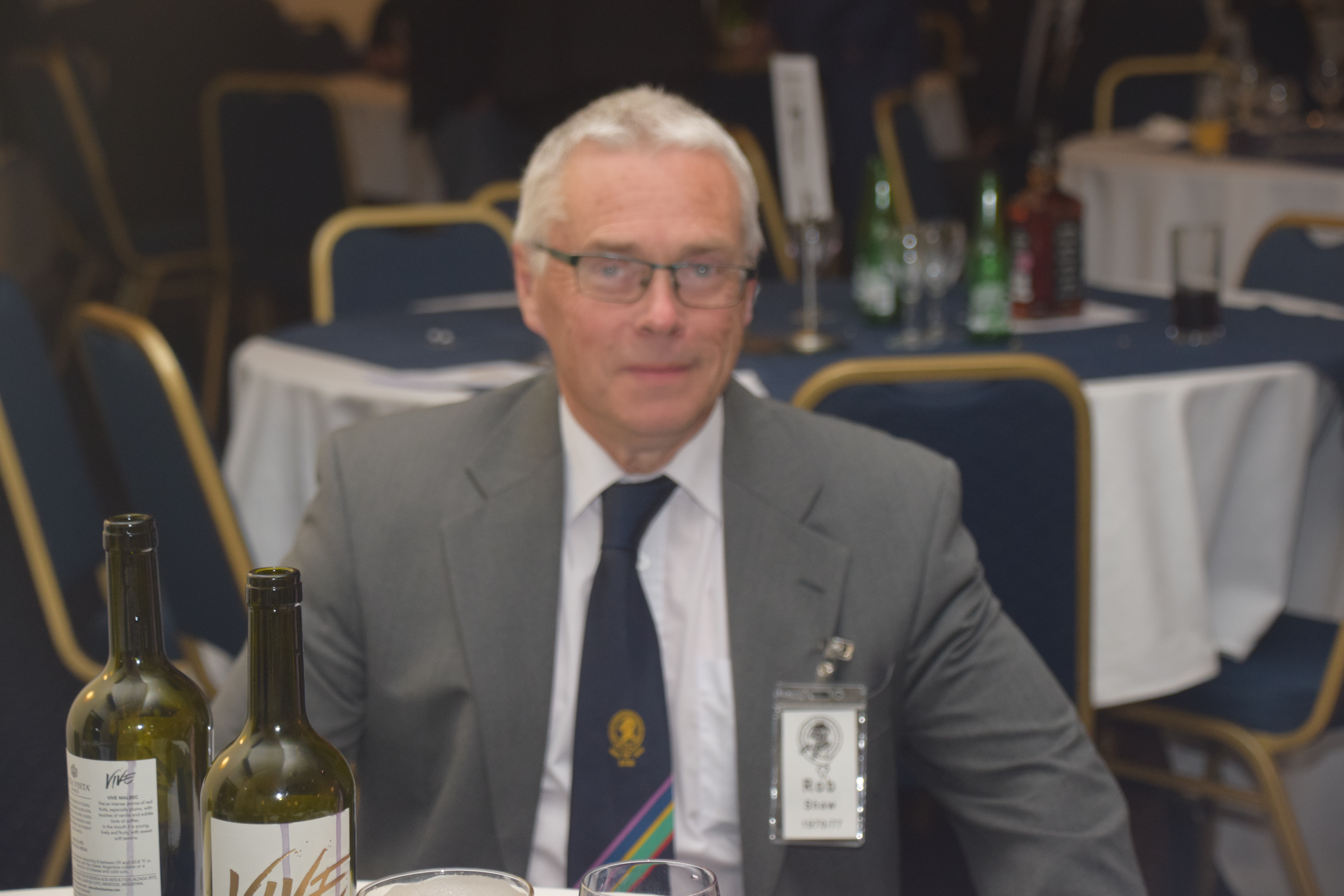 Photograph of Rob Shaw (1970/77) at Reunion Dinner 2021