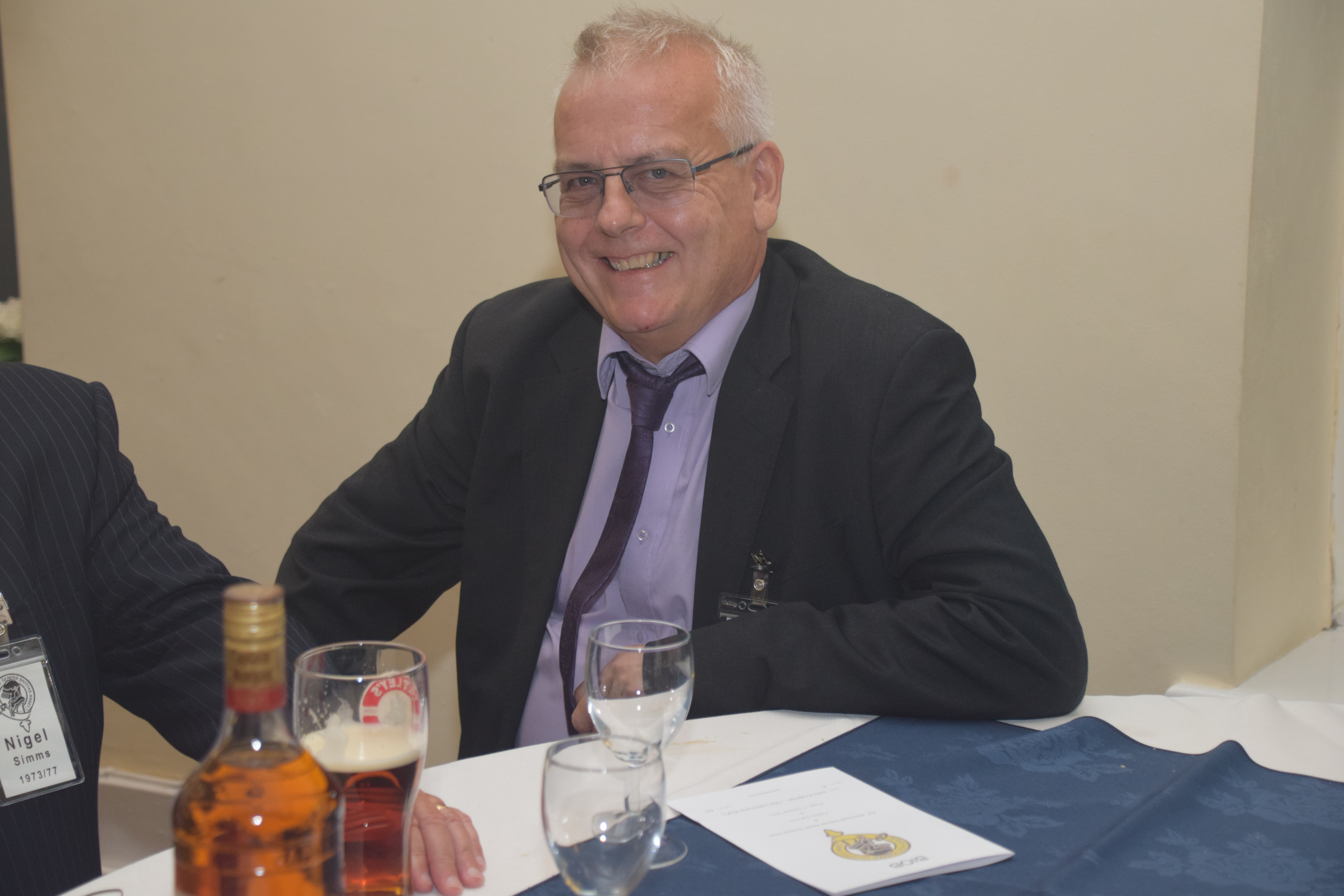 Photograph of John Knapman (Old Instonians RUFC) at Reunion Dinner 2021