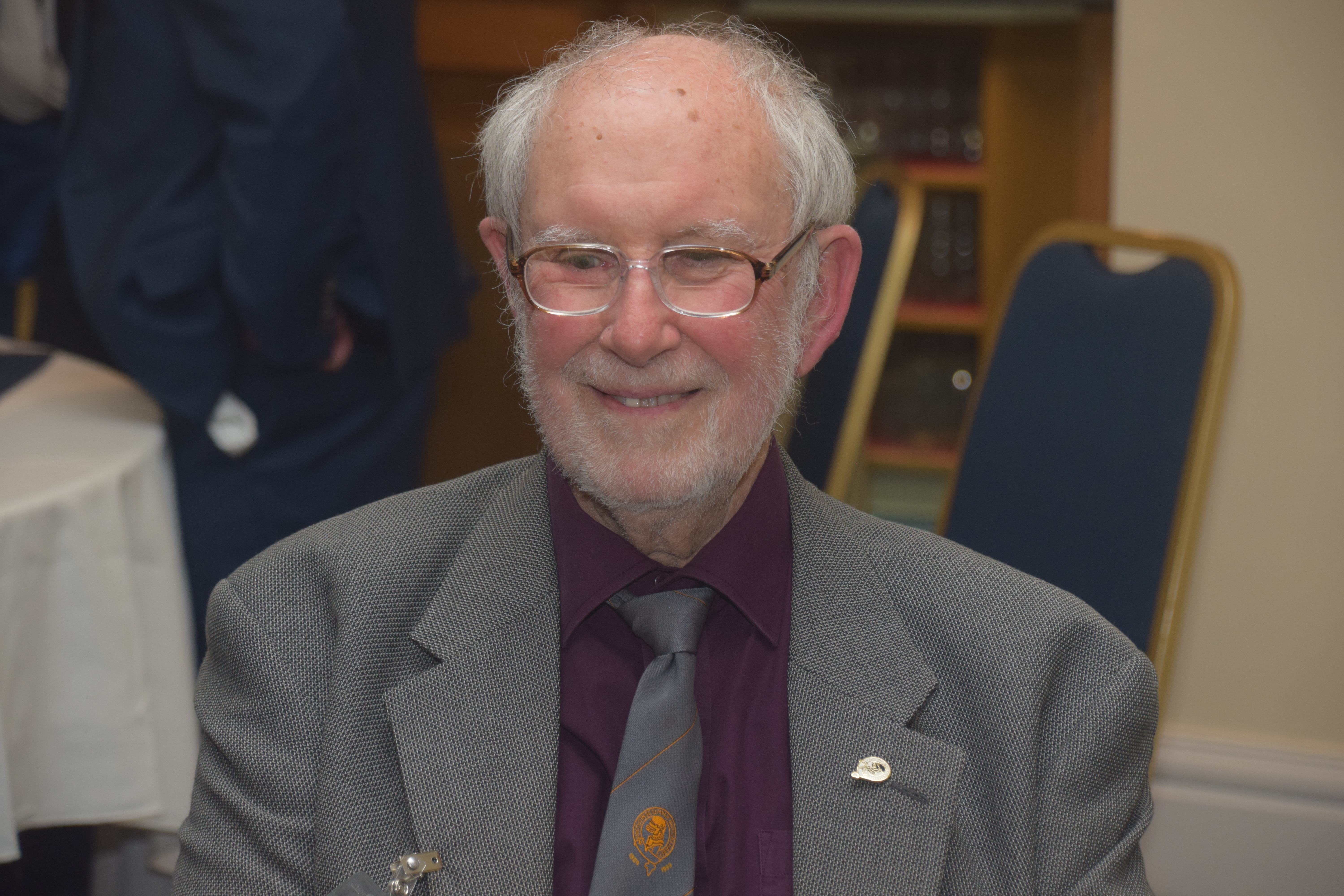 Photograph of Rob Wood (1954/60) at Reunion Dinner 2021