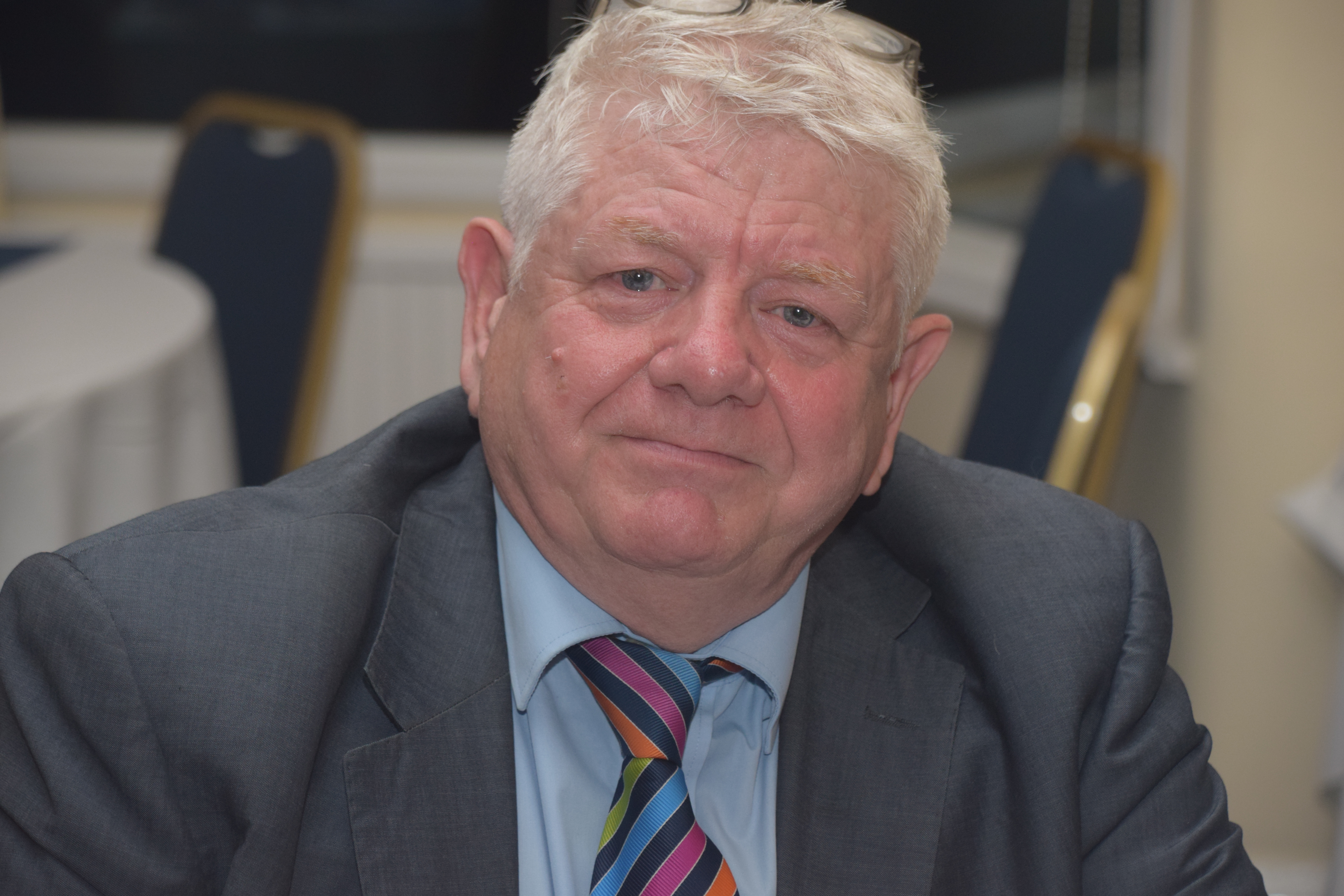 Photograph of Steve Robson (1972/78) at Reunion Dinner 2021