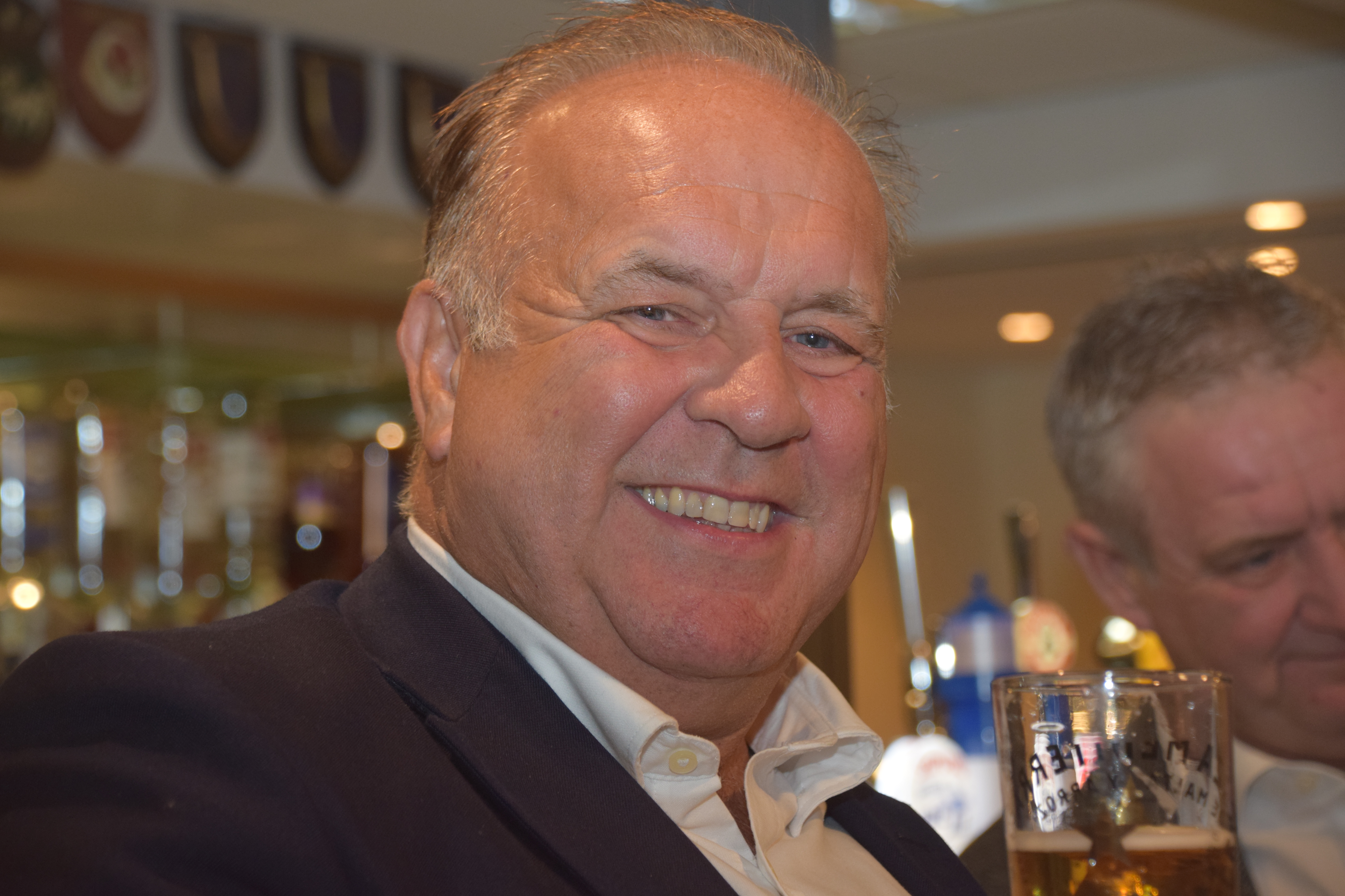 Photograph of Karl Beesley (1971/77) at Reunion Dinner 2021