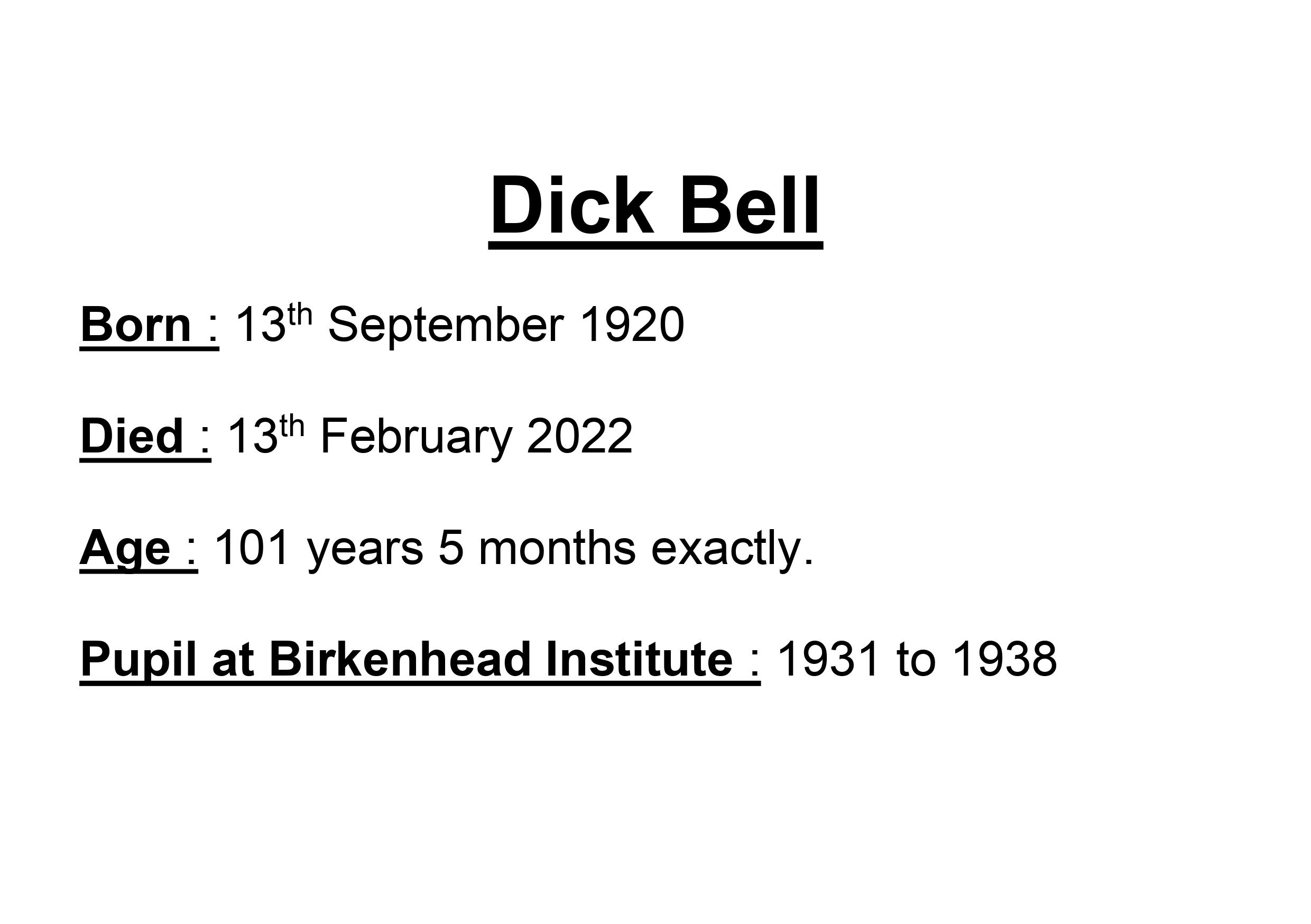Dick Bell