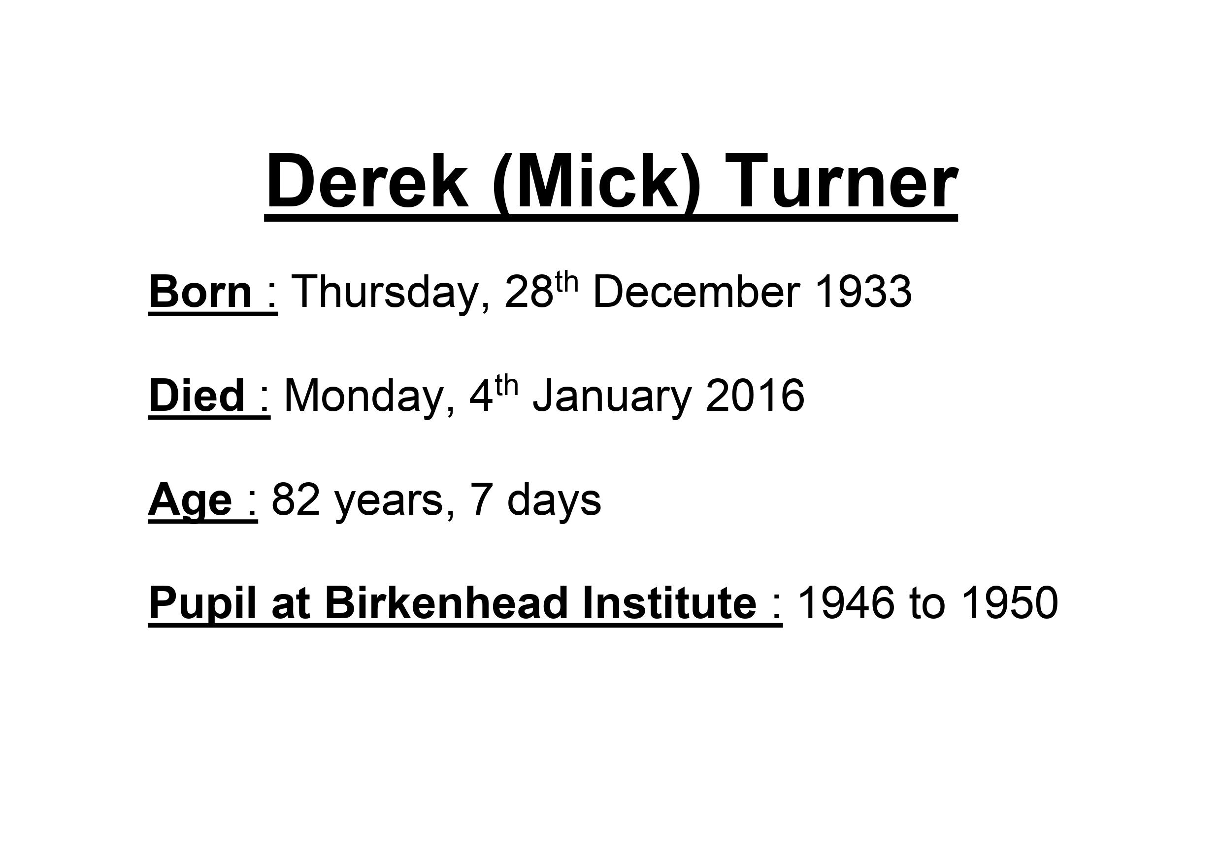 Mick Turner