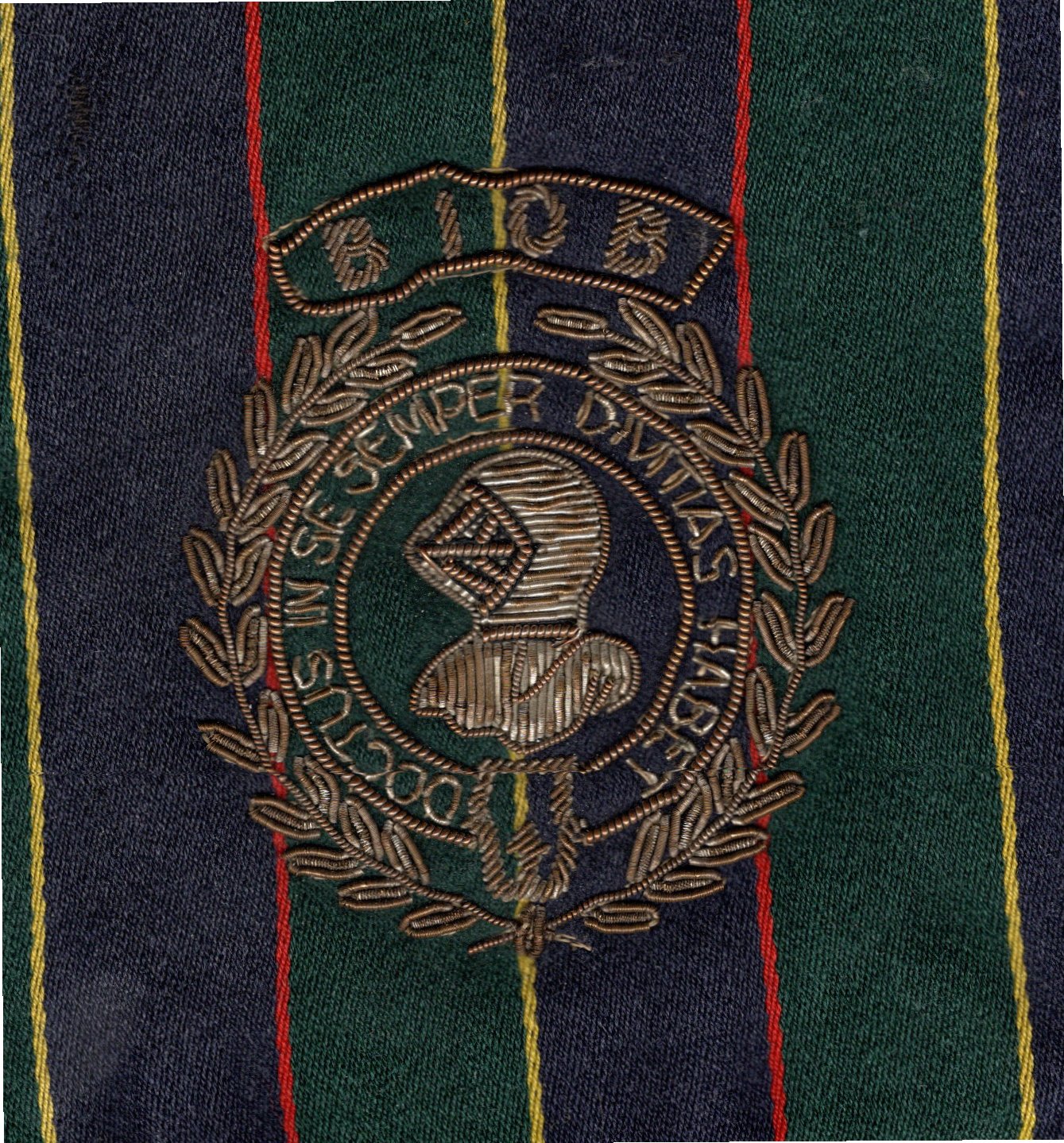 Photograph of Old Boys Striped Blazer Badge