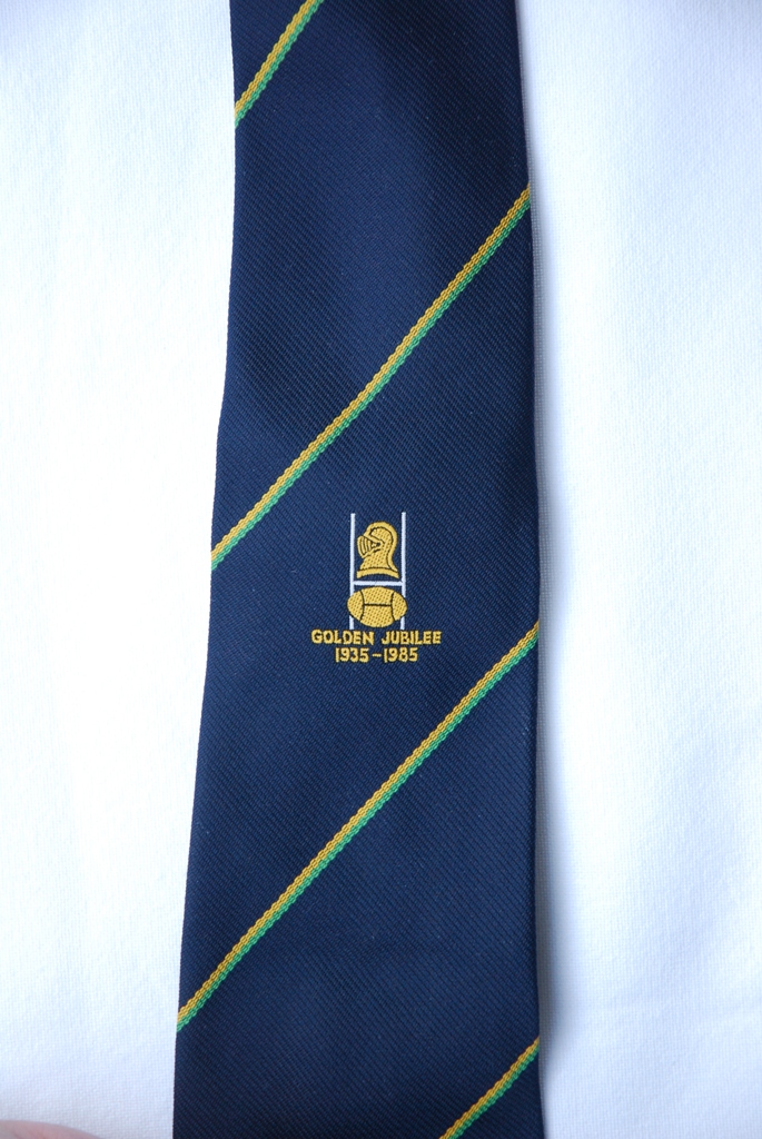 Photograph of Old Instonians RUFC Jubilee Tie