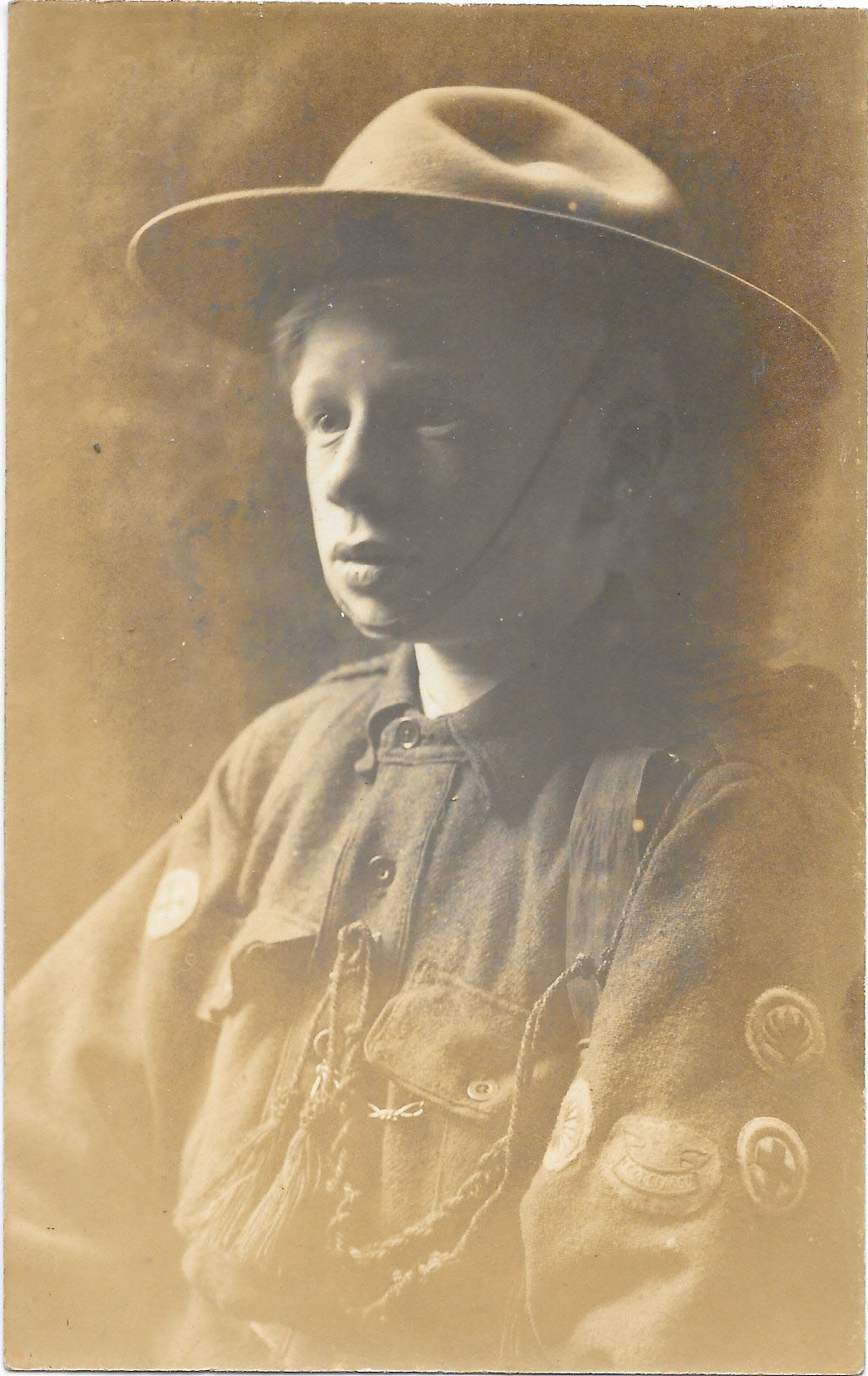 Photograph of a postcard of Joseph Brayton Scott