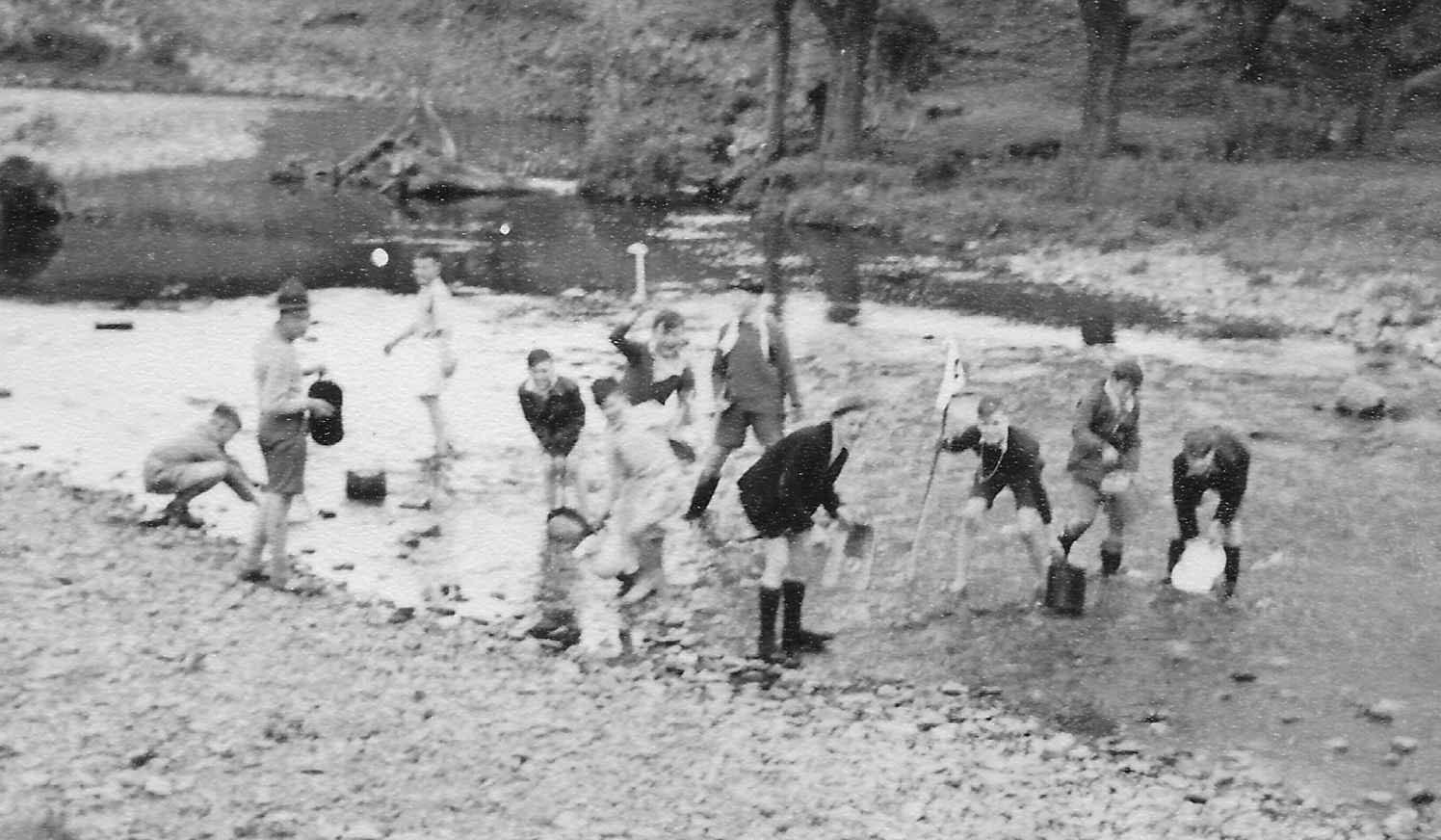 Scouts camp, August 1954 Radnorshire
