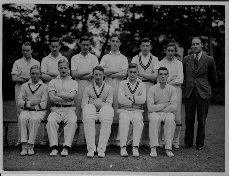 Photograph of School Cricket 1937 1st XI