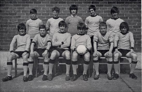School Football 1971 1st Year XI