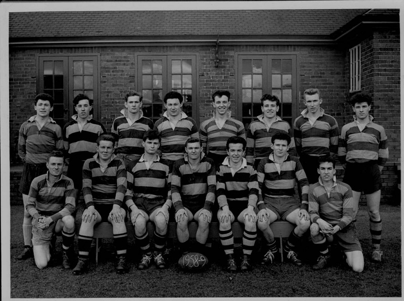 Photograph School Rugby 1958-59 Spring 1st XV