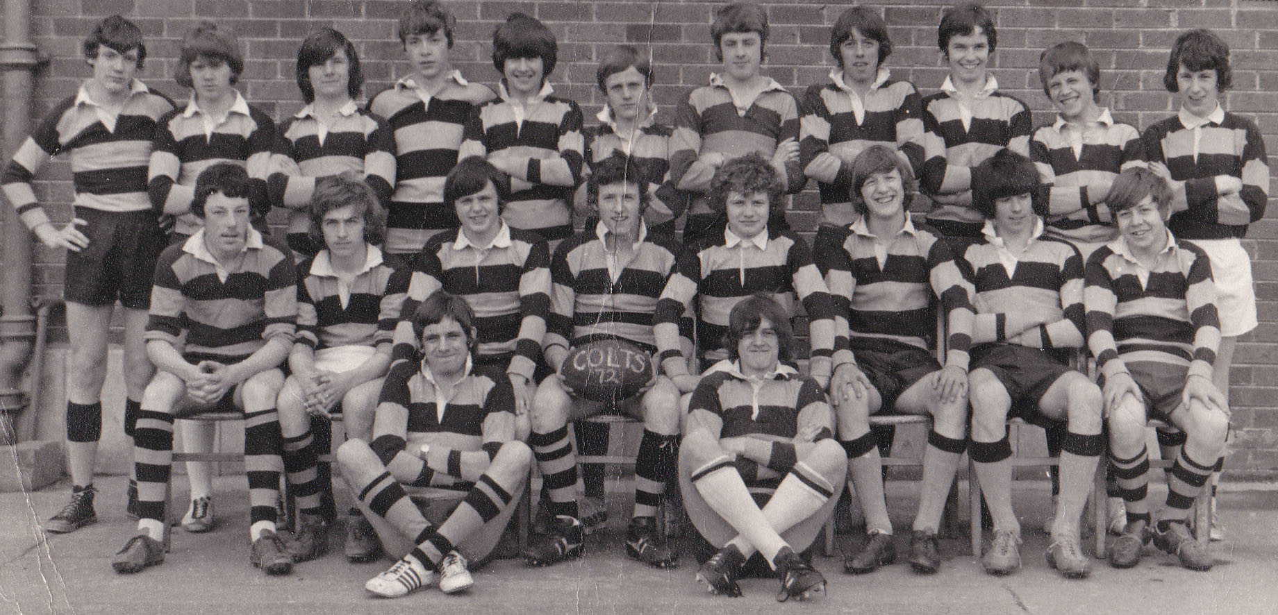 Photograph School Rugby 1971-72 Colts XV