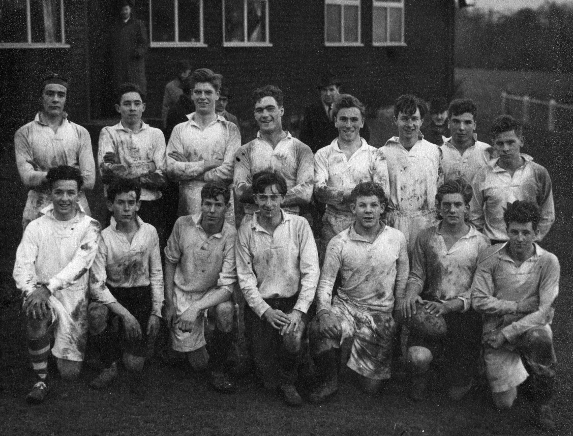 Photograph School Rugby 1948 Cheshire West v Cheshire East