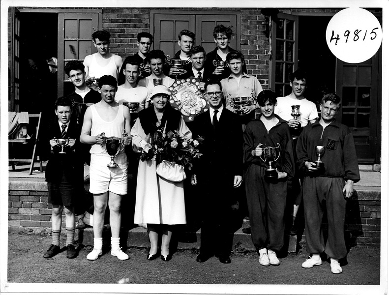 Photograph of School Sports Day 1959, Ingleborough Road Memorial Field