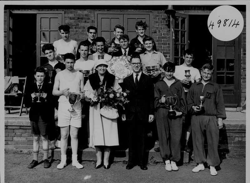 Photograph of School Sports Day 1959, Ingleborough Road Memorial Field