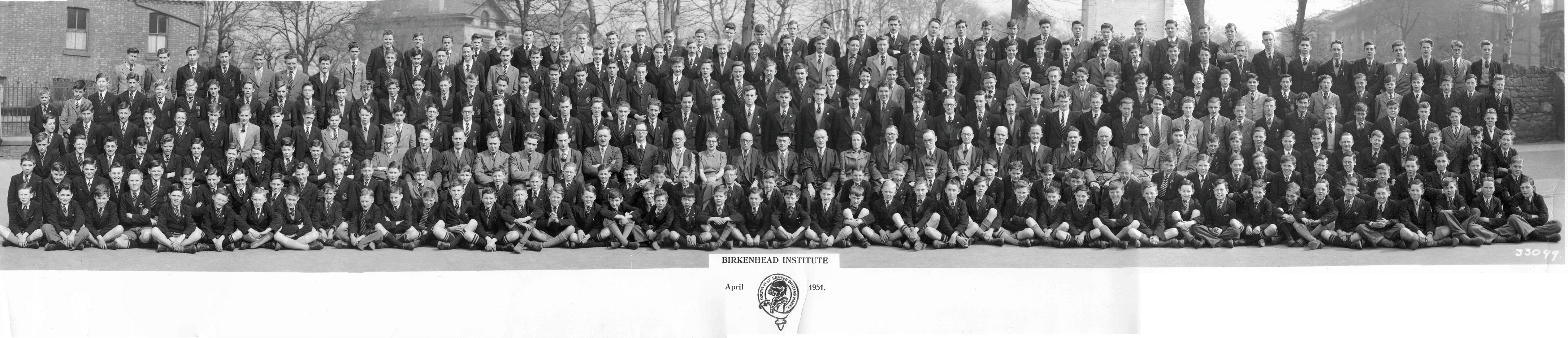 Whole School Photograph 1951