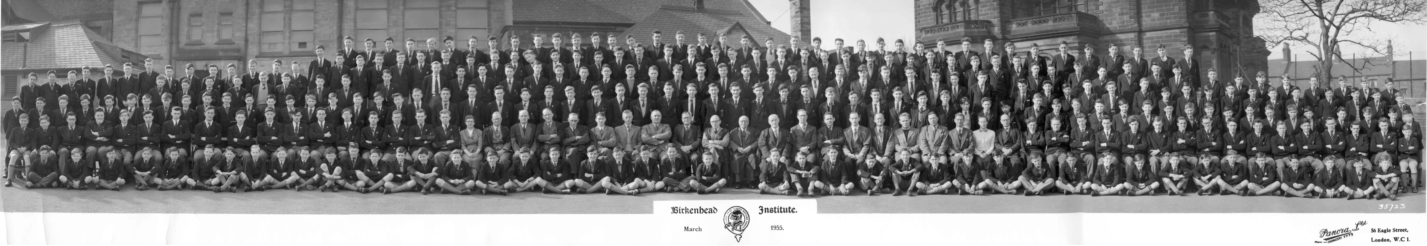 Whole School Photograph - 1955
