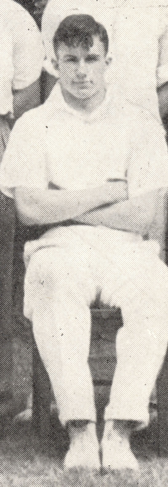 Photograph of Leslie Francis Clarke in the 1st. XI Cricket Team 1939