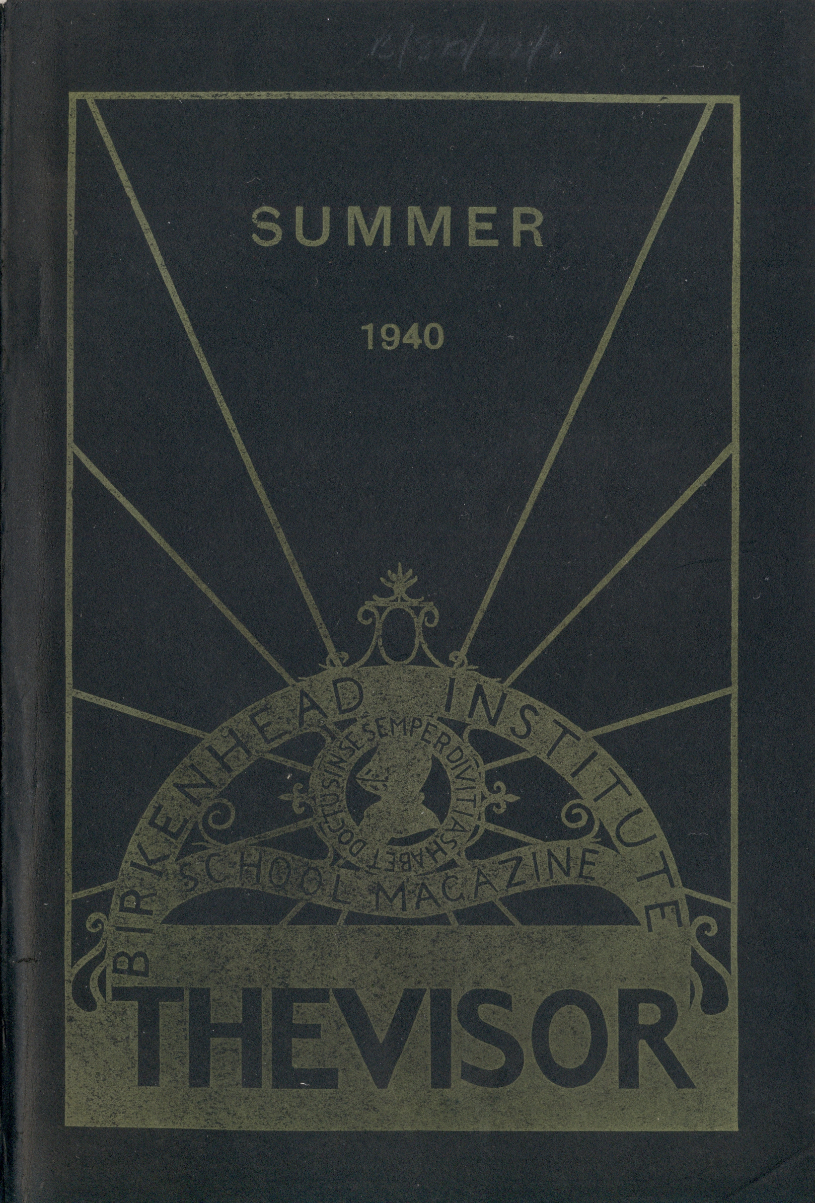 Visor Magazine Summer 1940